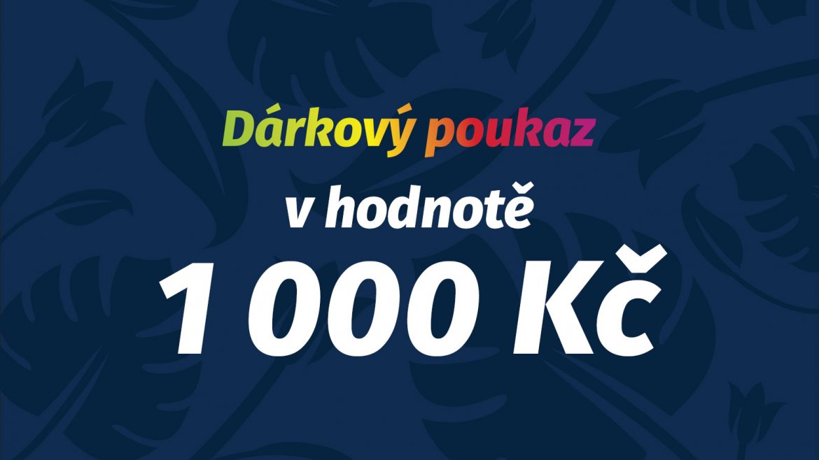Poukaz v hodnotě 1 000 Kč